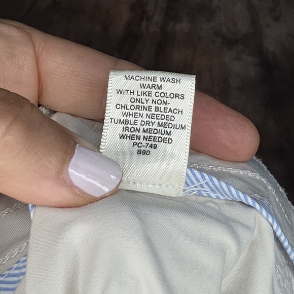 GH Bass Utility Shorts Light Khaki Tan Stone Pockets mid rise 5.5" inseam Size 8 - Picture 6 of 6